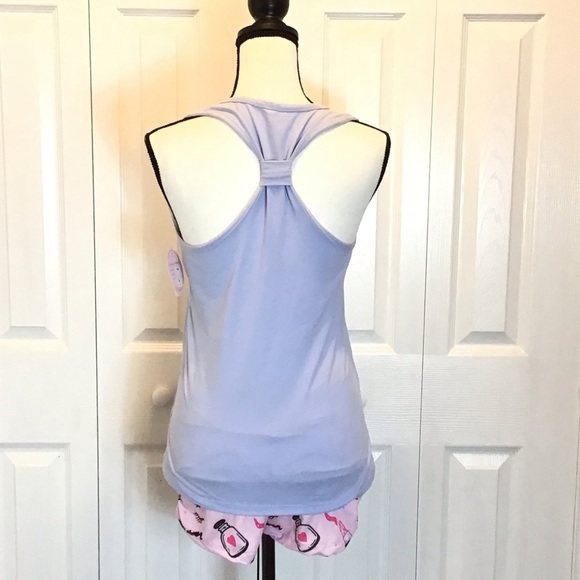 Spoiled Angel Womens 2pc Cute Lipstick Sleepwear Pajama Set - Picture 2 of 9